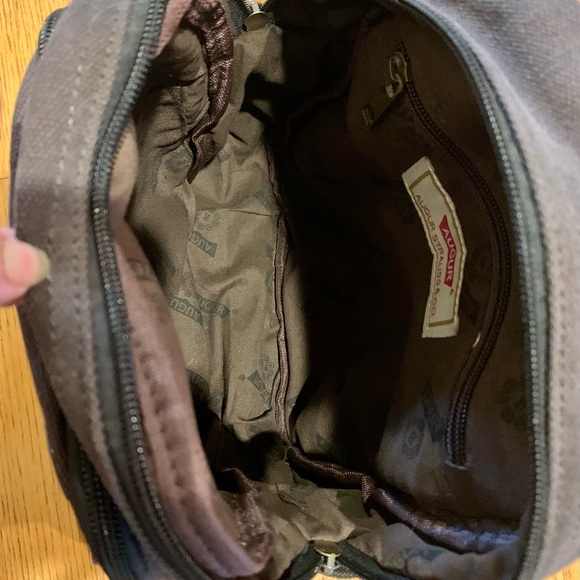 Augur Strauss & Co Black and Brown Mini Backpack - Picture 4 of 7